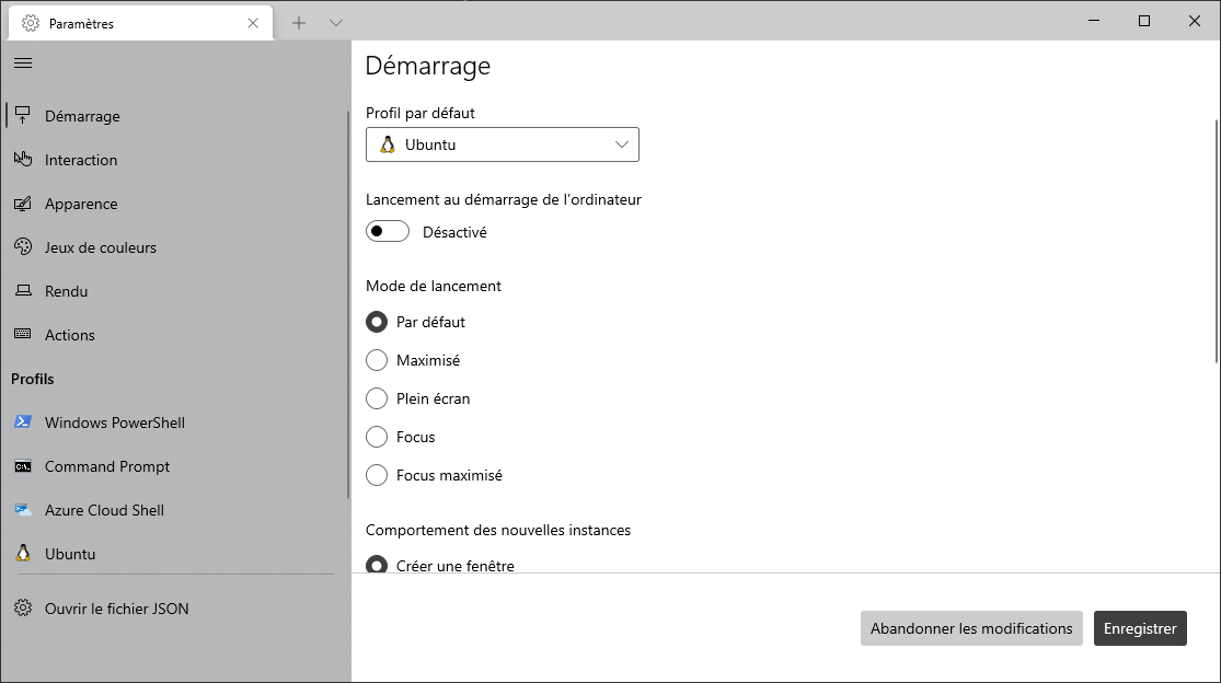 Setup Terminal Windows